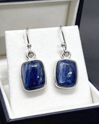 Kyanite Dangle Silver Earrings