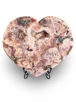 Extra Large Pink Amethyst Heart A247
