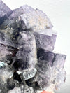 Cubic Raw Purple Fluorite Cluster - The Emotional Growth Stone