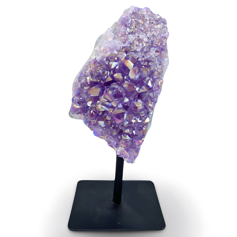 Aura Amethyst Cluster On Stand 159