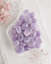 Lavender Amethyst Tumbled Stone