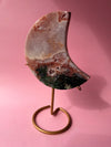 Pink Amethyst With Jasper Moon