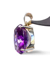 AAAA Grade Amethyst Faceted Pendant