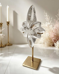 Clear Lemurian Northern Star On Stand No. 6