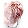 Pink Amethyst Heart no.  A129