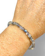 AAA Grade 5mm Faceted Labradorite Bracelet