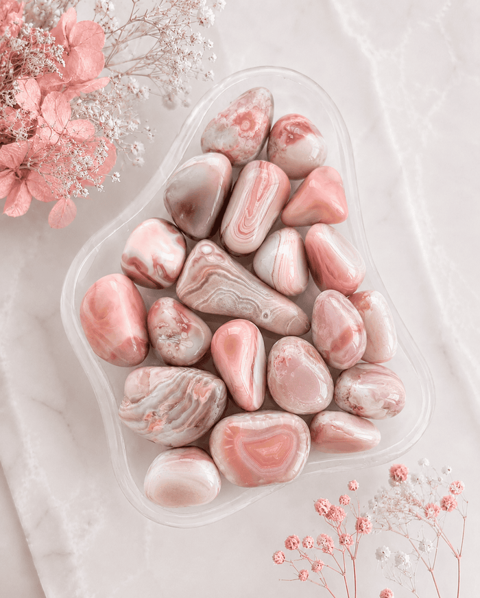 Peach Agate Tumbled Stone
