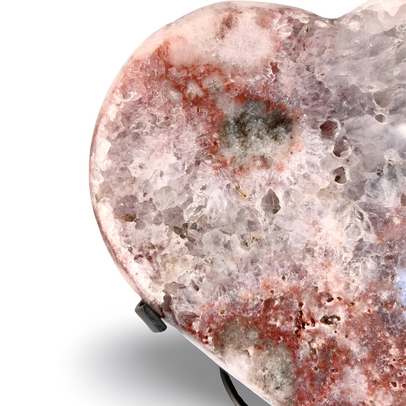 Pink Amethyst Heart no.  A133