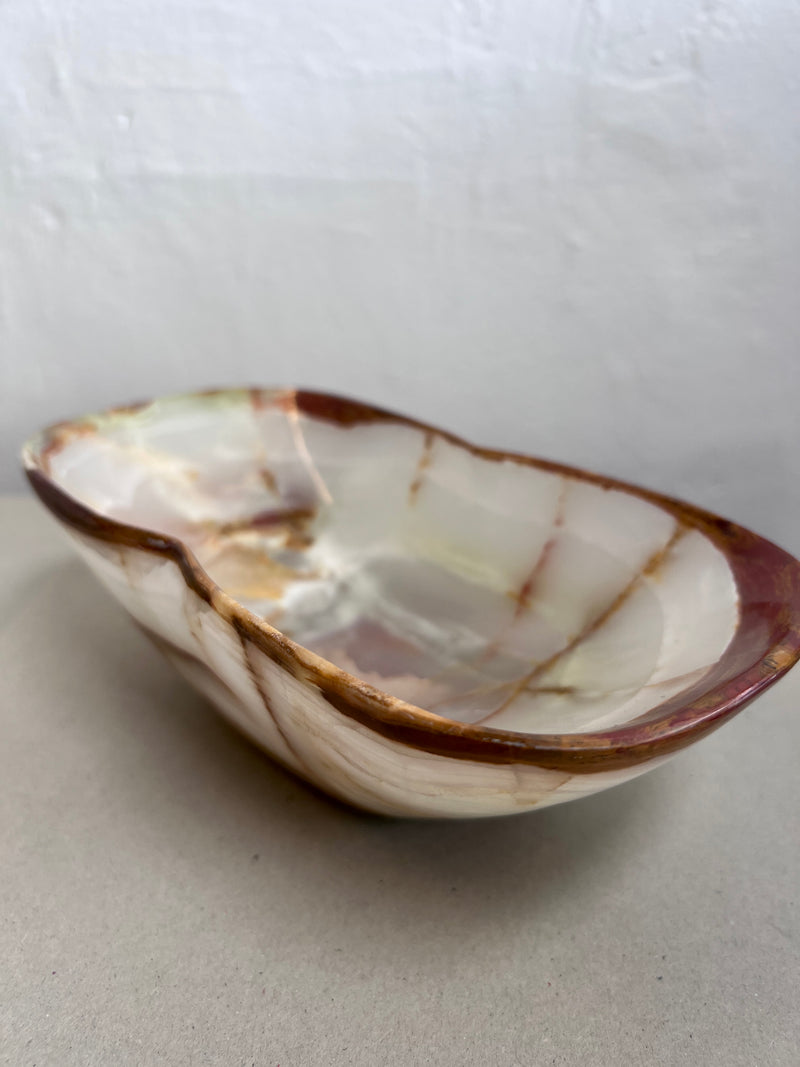 Organic Shape Onyx Bowl - designed exclusively for Quartzed Size Small.