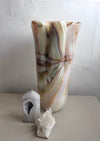 Flower Shaped Bespoke Onyx Vase no 900