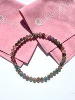 Autum colours- 5mm Faceted Mix Tourmaline Bracelet