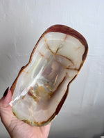 Organic Shape Onyx Bowl - designed exclusively for Quartzed Size Small.