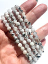 AAA Grade 4mm Faceted Rainbow Moonstone Bracelet