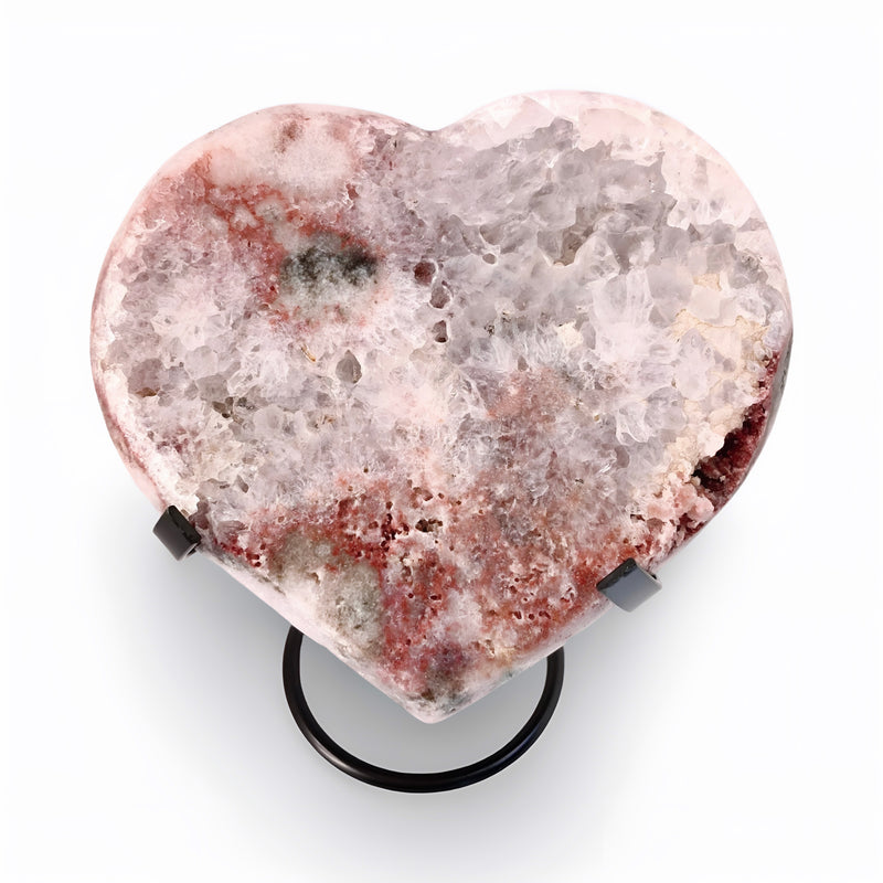 Pink Amethyst Heart no.  A133