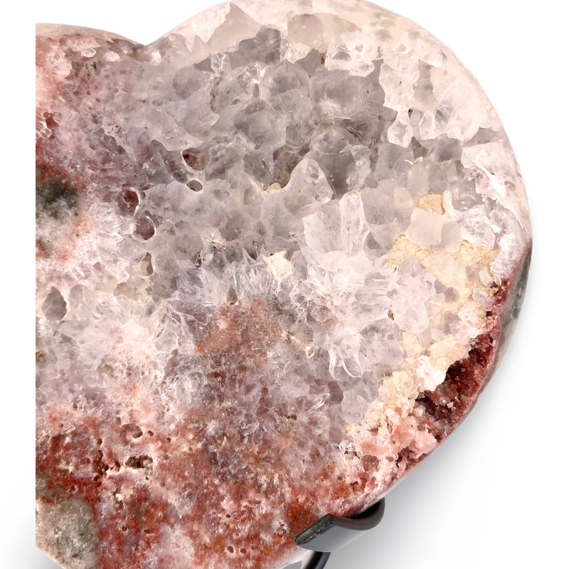 Pink Amethyst Heart no.  A133