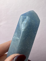 Blue aventurine Point - damaged