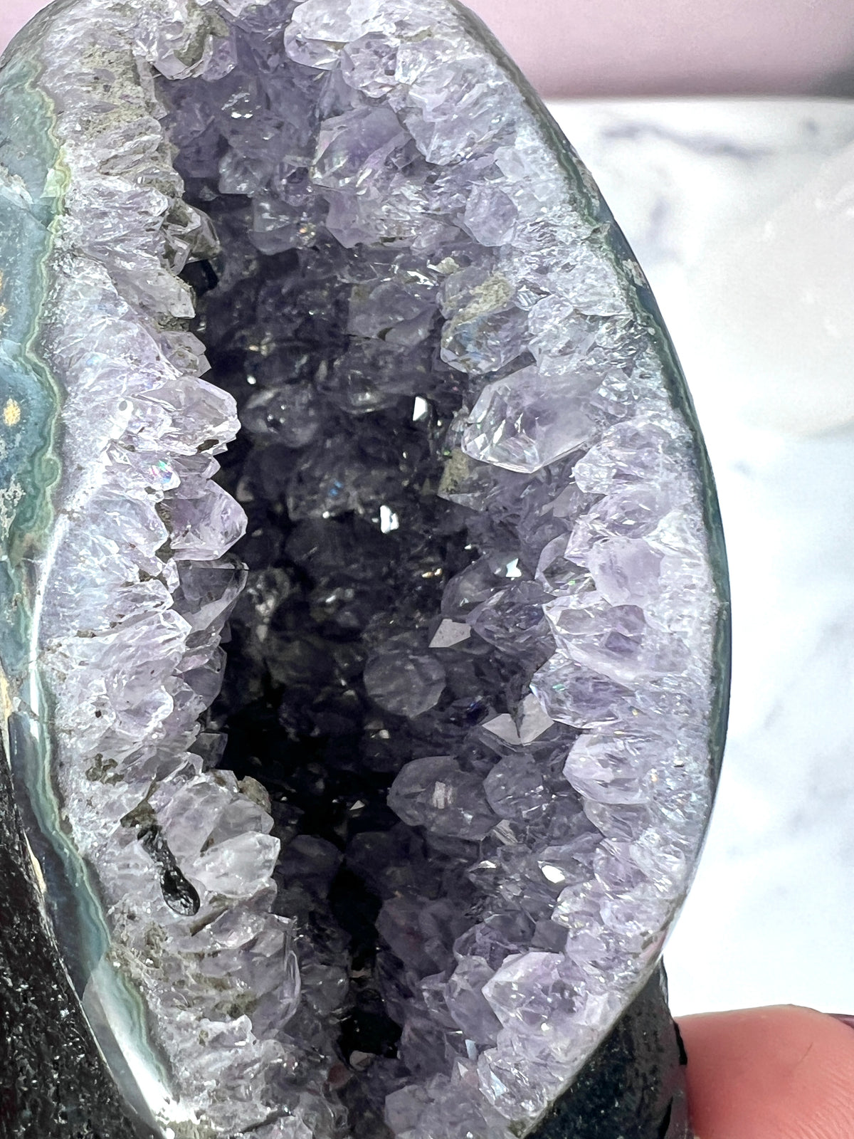 Small Galaxy Amethyst Table Cave No. 577