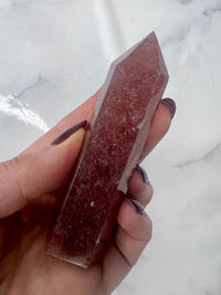 Strawberry Quartz Points