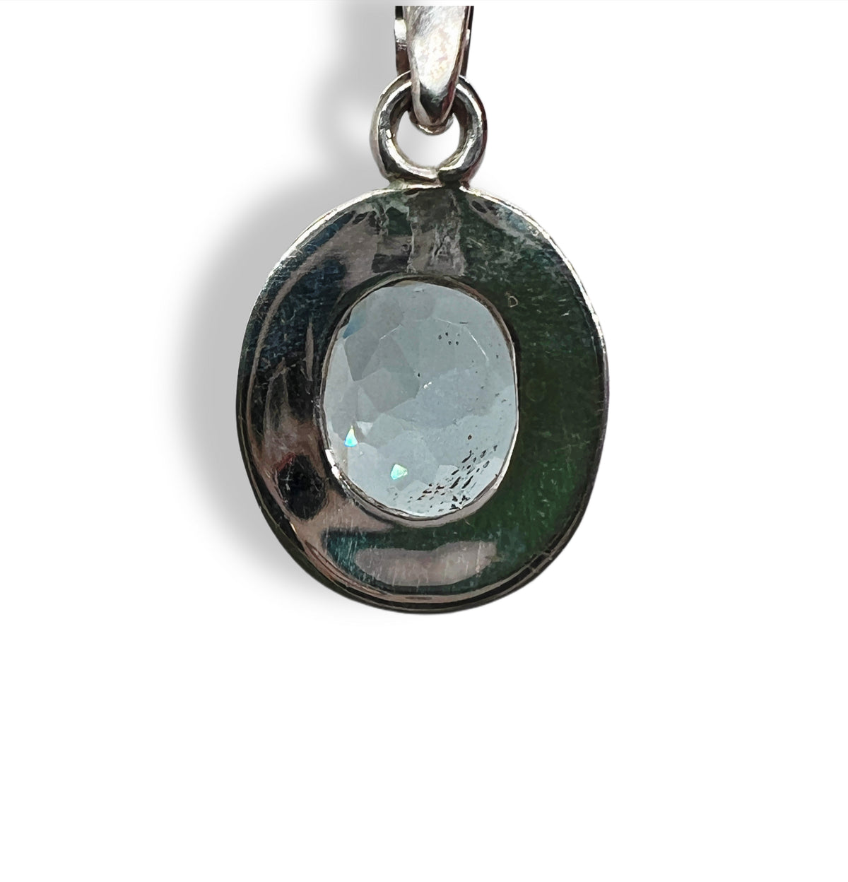 Ice Blue Topaz Pendant