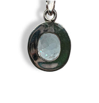 Ice Blue Topaz Pendant