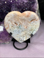 Pink Amethyst Heart no.  584