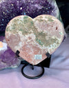 Pink Amethyst Heart no.  1001