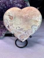 Pink Amethyst Heart no.  664