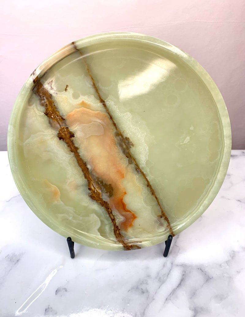 Round Onyx Platter