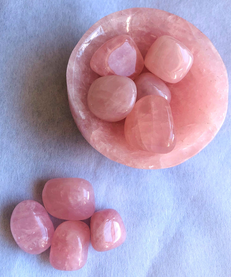 Rose Quartz Tumbled Stone - The Love Stone