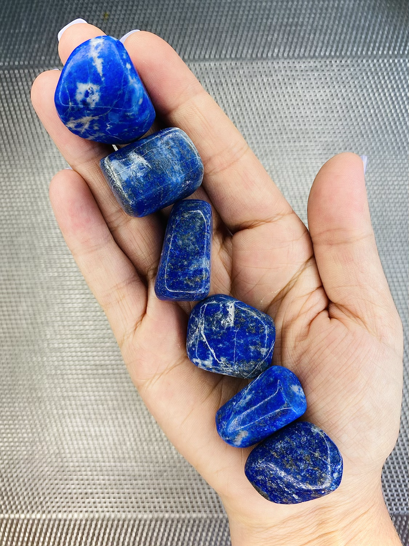 Lapis Lazuli Tumbled Stone - The Connection Stone