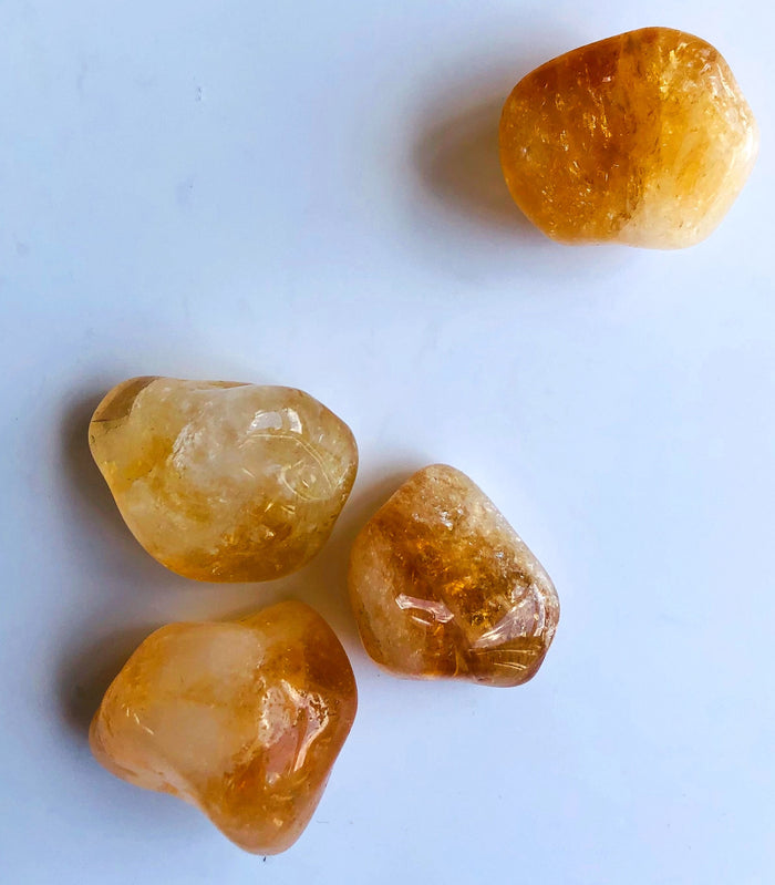 AA Grade Citrine Tumbled Stone - The Abundance Stone