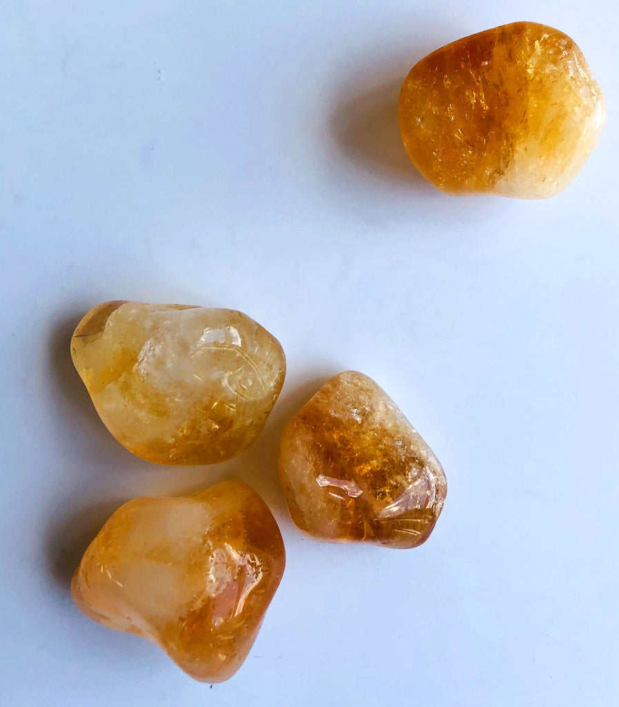 AA Grade Citrine Tumbled Stone - The Abundance Stone