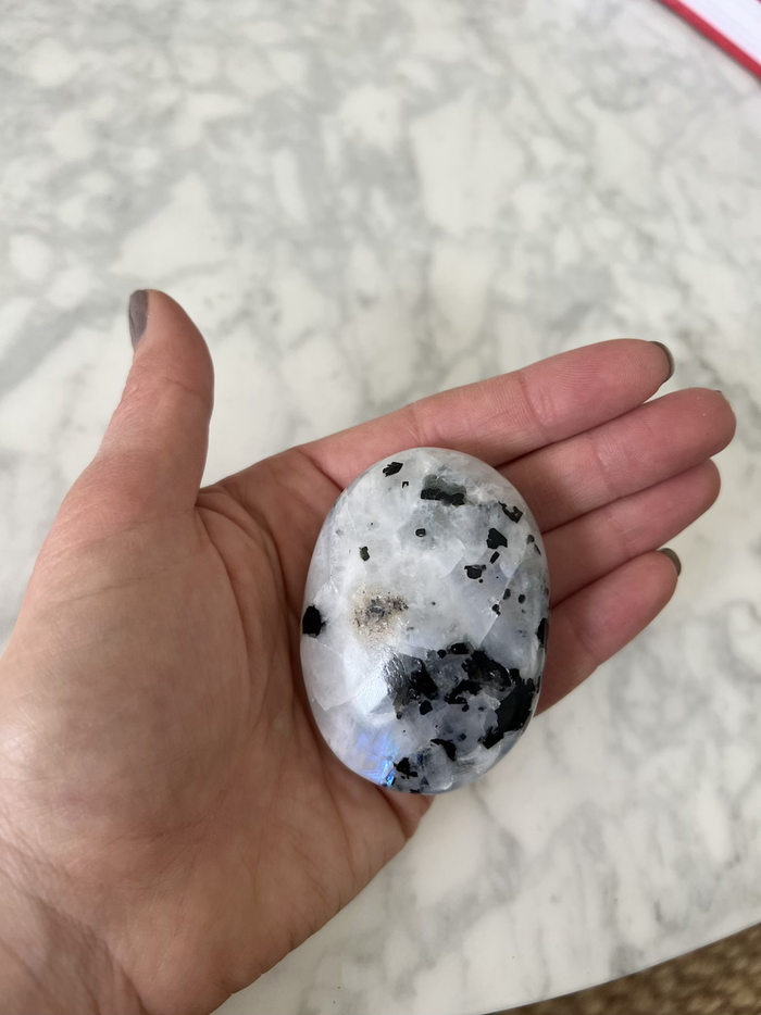 Moonstone Palm Stone