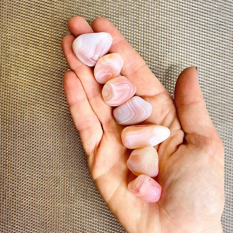 Apricot Agate Tumbled Stones