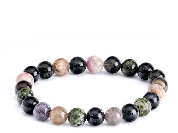 Tourmaline Round Bead Bracelet