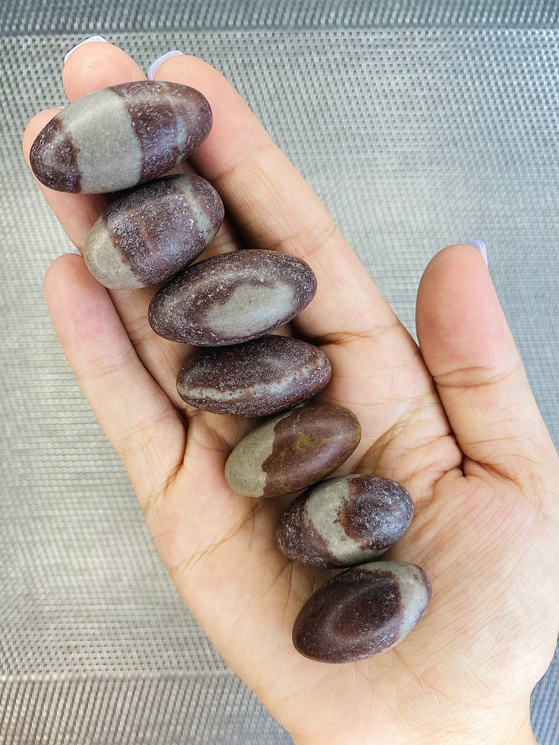 Shiva Lingham Tumbled Stone - The Letting Go Stone