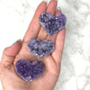 Purple Amethyst Heart  Cluster (Small size) - The Soothing Stone