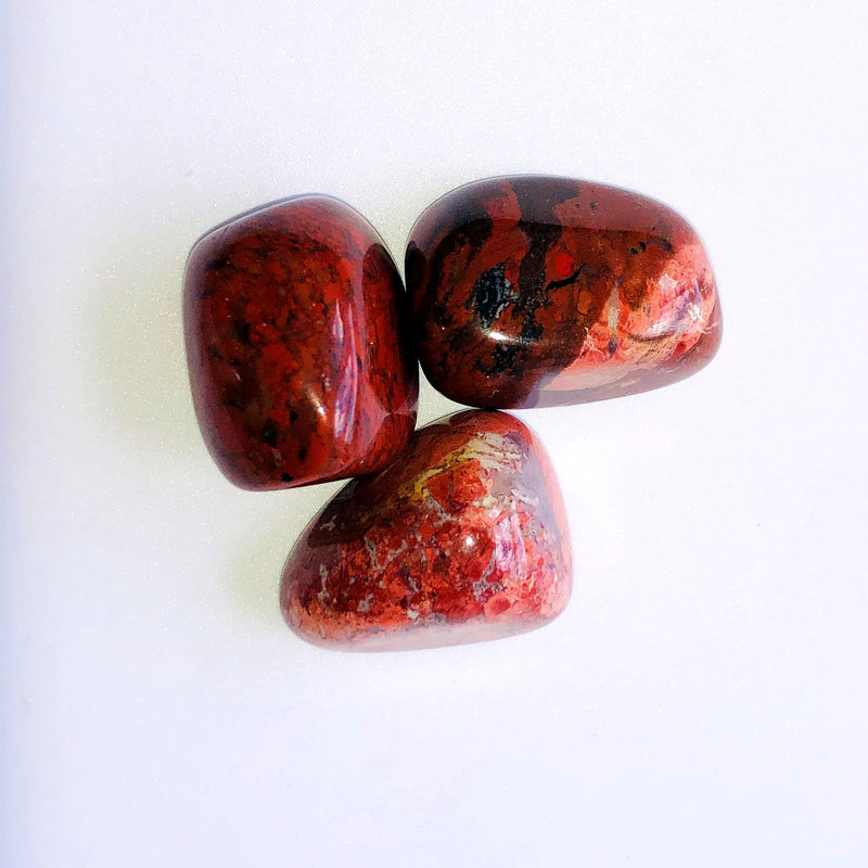 Red Poppy Jasper Tumbled Stone