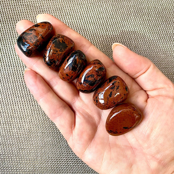 Mahogany Obsidian Tumbled Stone