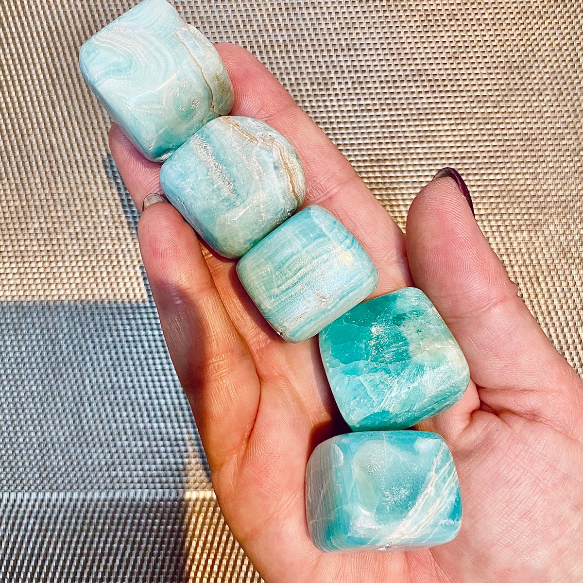 Caribbean Calcite Tumble Stone - The Activation Stone