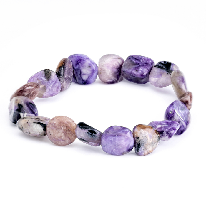 Charoite Tumble Stone Bracelet