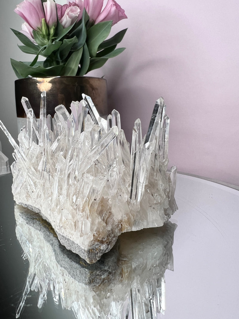 203 - Colombian Diamond Needle Quartz Cluster