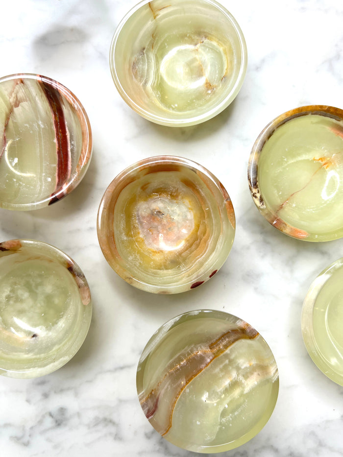 Mini Onyx Trinket Bowls - The Playful Stone