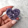 Purple Amethyst Heart  Cluster (Small size) - The Soothing Stone