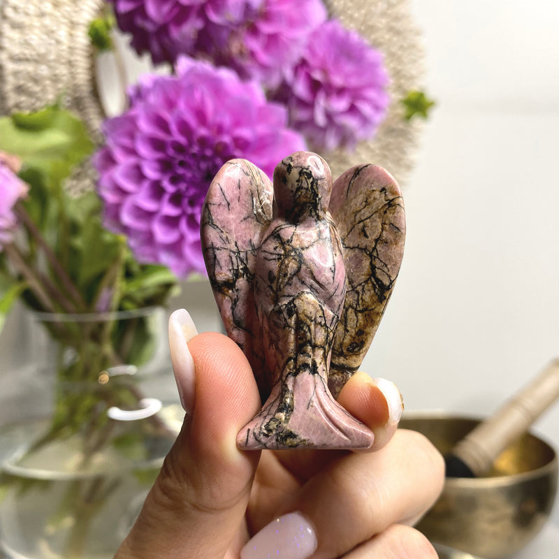 Crystal Angel Carving – Quartzed Crystals