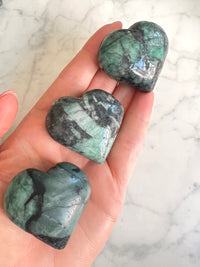 Emerald Heart Shape