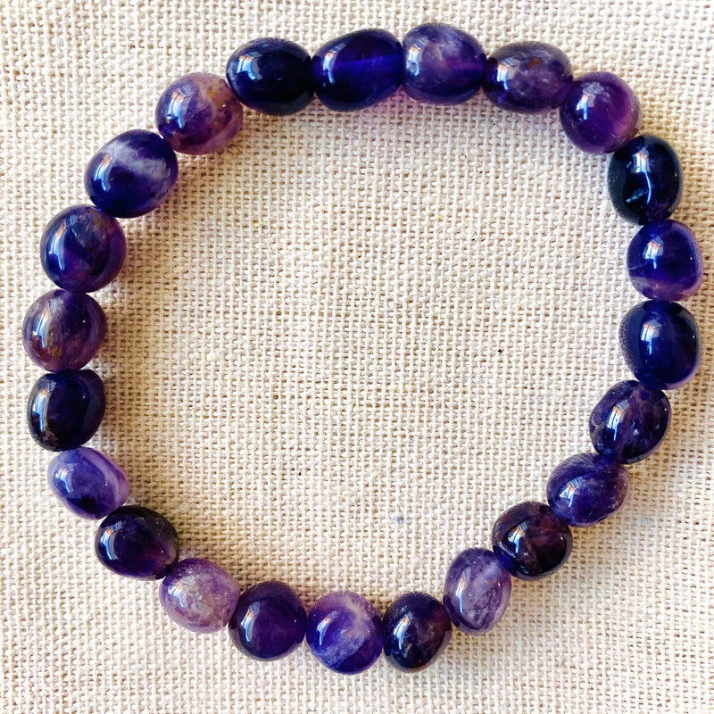 Amethyst Bracelet (10mm)