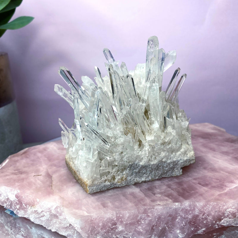 301 - Colombian Diamond Needle Quartz Cluster