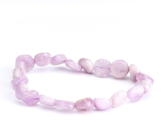 Kunzite Tumbled Stone Bracelet